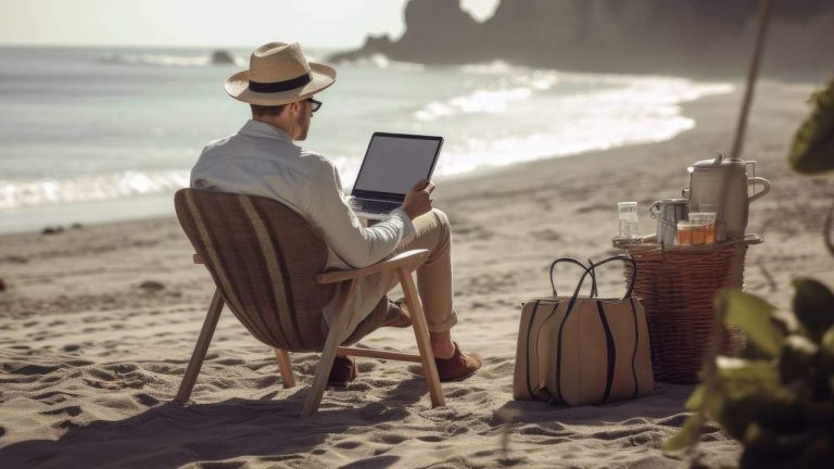 En studie visar att 60 % av ungdomarna föredrar att distansarbeta på sommaren för att kunna resa