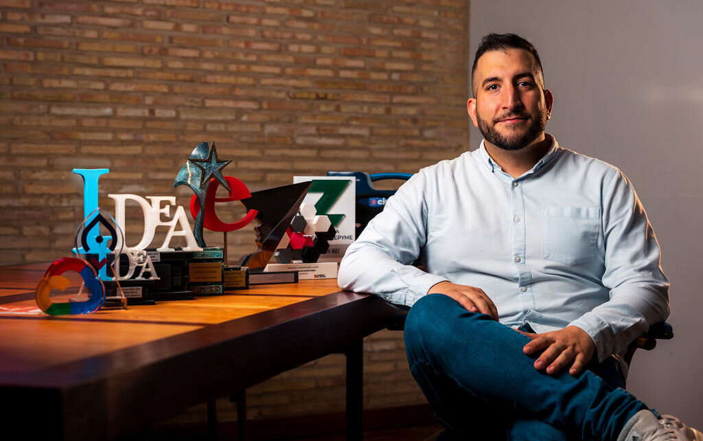 Luis Martín, en av promotorerna för Inventors Academy, och även hans mest synliga ansikte