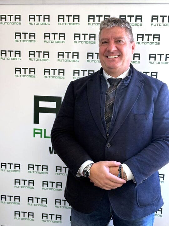 Jorge Martín Serrano är ordförande för ATA Aragon och aktiv transportör