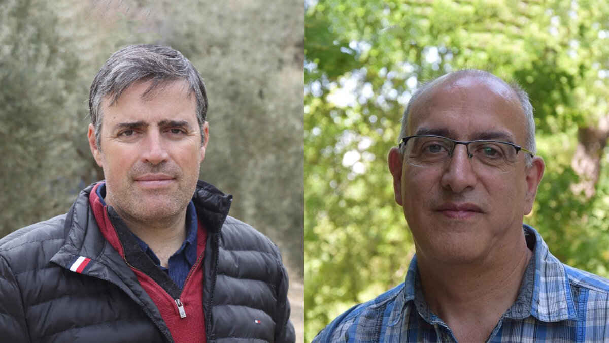 Cristóbal Cano, från Upa och Andoni García, från Coag.