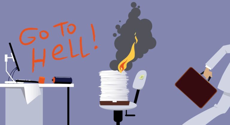 Är det någonsin en bra idé att lämna sitt jobb i ilska?