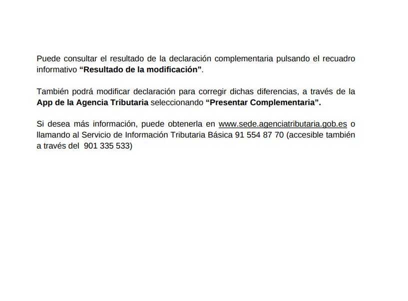 Andra delen av brevet som Skatteverket använde 2025 för att meddela skattebetalare om skillnader i deras deklaration