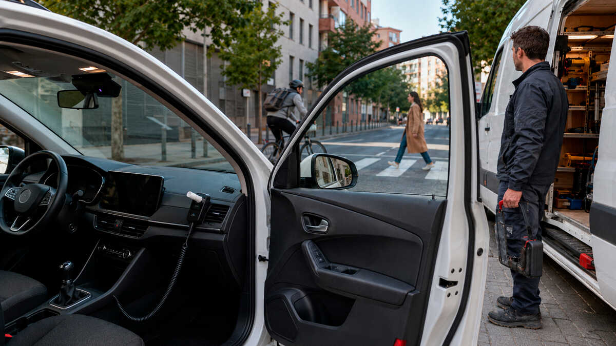 Egenföretagare personbilar och skåpbilar måste ha en alkomätare installerad för att förhindra start